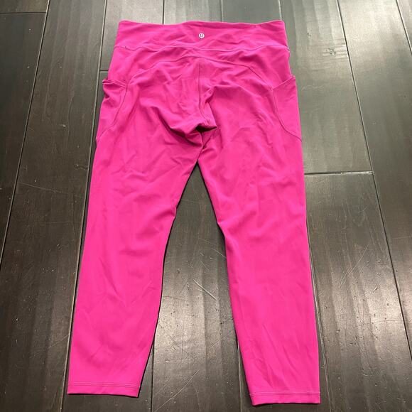Lululemon Invigorate High-Rise Tight 25" Ripened Raspberry Women's Size 14 - Picture 4 of 4